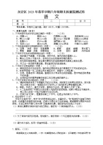 湖南省张家界市永定区2022-2023学年八年级下学期期末考试语文试题（含答案）