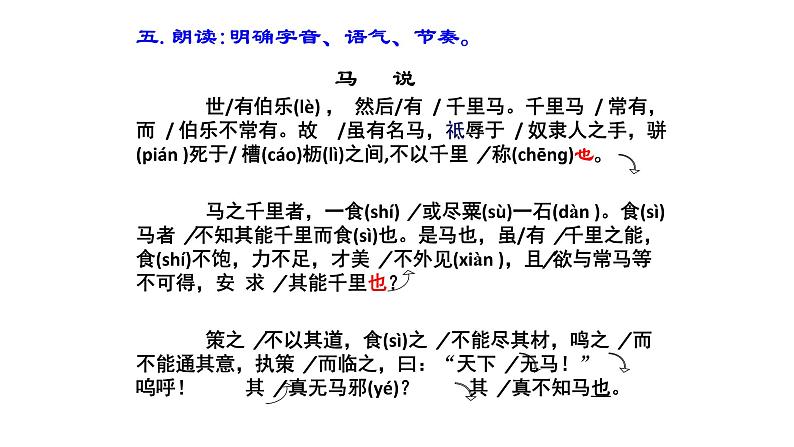 部编八下第六单元《马说》课件PPT06