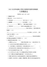 2022-2023学年广东省湛江市经济开发区八年级下册期末考语文试卷