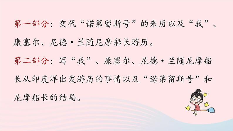 2023七年级语文下册第6单元名著导读海底两万里快速阅读课件（部编版）第8页