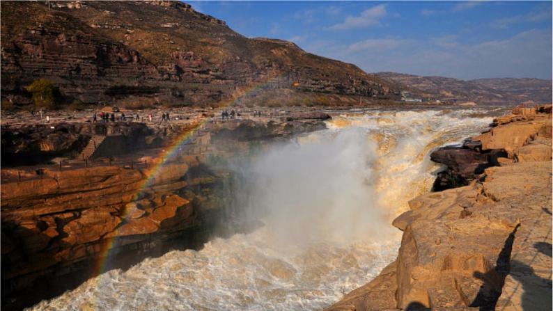 2023八年级语文下册第5单元17壶口瀑布第1课时精品课件（部编版）第4页