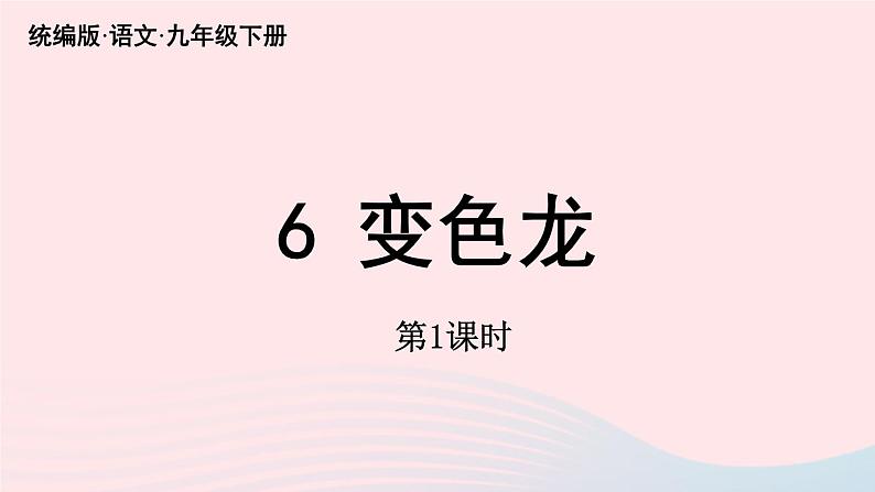 2023九年级语文下册第2单元6变色龙第1课时课件（部编版）02