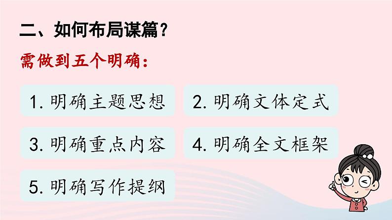 2023九年级语文下册第3单元写作：布局谋篇课件（部编版）07