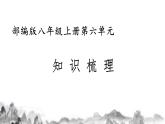 八上第六单元知识梳理部编版八年级语文上册知识梳理与能力训练课件PPT