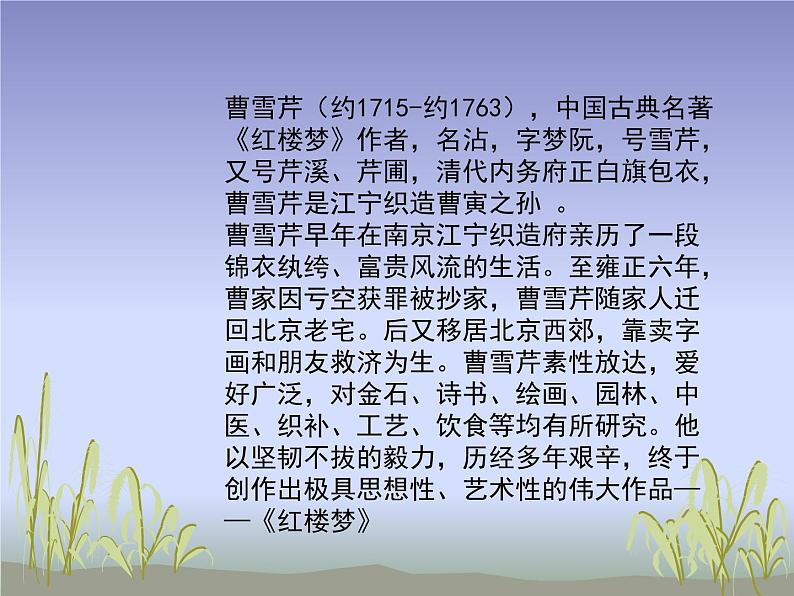 第24课《刘姥姥进大观园》PPT课件2-九年级语文上册统编版第3页