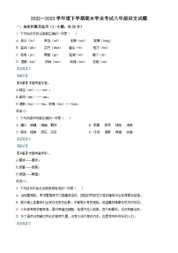 精品解析：黑龙江省齐齐哈尔市拜泉县2022-2023学年八年级下学期期末语文试题（解析版）