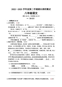 江苏省宿迁市宿城区2022-2023学年八年级下学期期末语文试题（含答案）