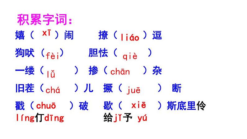九上孤独之旅同步课件08
