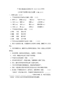 广西壮族自治区崇左市2022-2023学年七年级下册语文期末测试卷