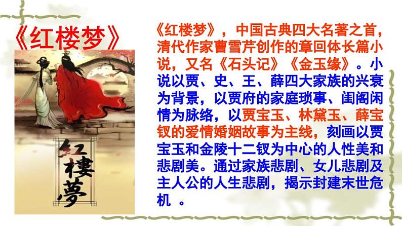 刘姥姥进大观园同步课件第3页