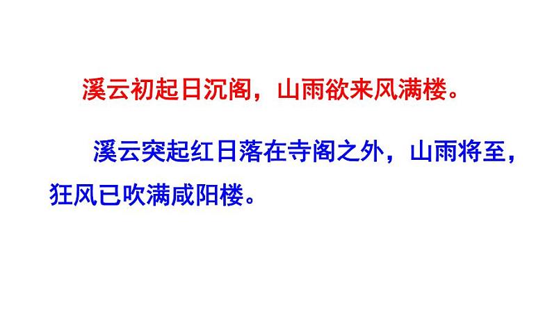 九上课外古诗词咸阳城东楼同步课件08