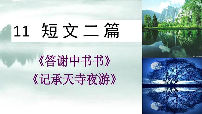 【核心素养】部编版初中语文八年级上册11《短文二篇》 课件+教案+同步测试（含答案）+导学案（师生版）02