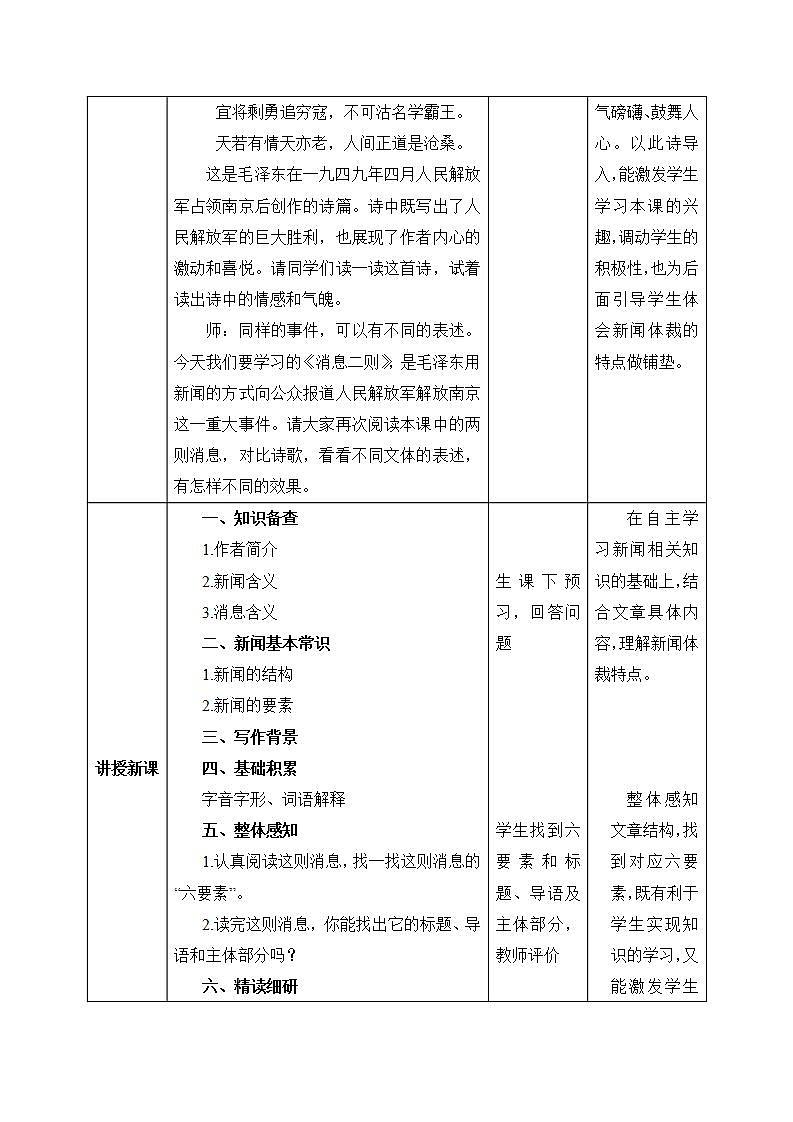【核心素养目标】人教部编版初中语文八年级上册 《消息二则-我三十万大军胜利南渡长江》第一课时课件+教案+同步分层练习（含答案）02