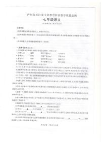 四川省泸州江阳区2020-2021学年七年级下学期期末考试语文试题