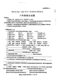 陕西省渭南市蒲城县2022-2023学年八年级下学期期末语文试卷