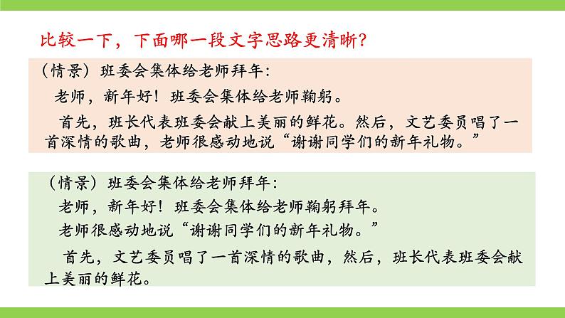 【核心素养】部编版初中语文七上第四单元写作《思路要清晰》（课件+教案）02