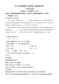 2023年江苏省泰州市兴化市中考三模语文试题（解析版）