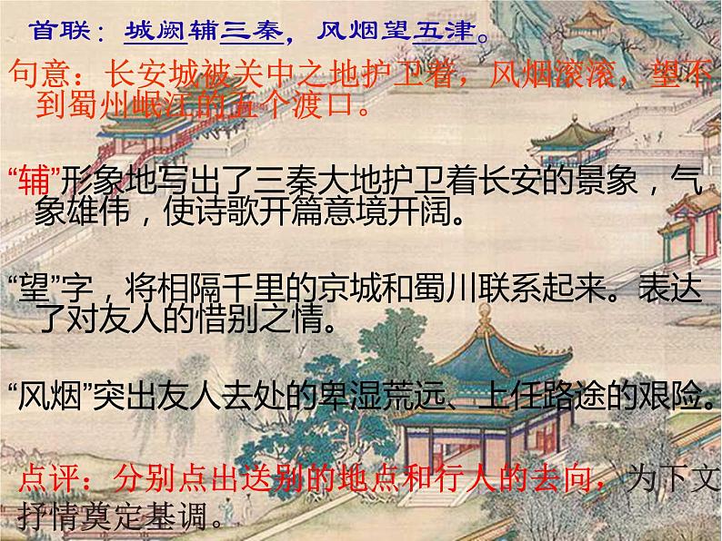 部编版八年级语文下册课外古诗词诵读《送杜少府之任蜀州》教案+学案+课件03