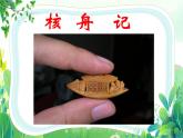 部编版八年级语文下册第三单元阅读《核舟记》第1课时课件