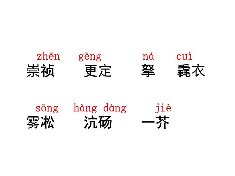 部编版九年级语文上学期第三单元阅读《湖心亭看雪》课件（定稿）第3页