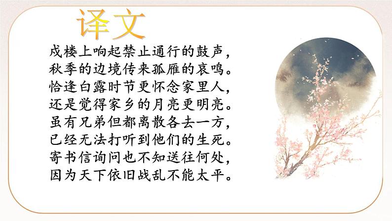 人教部编版语文九上 课外古诗词诵读一  课件PPT+课文朗读08