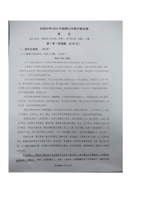 四川省泸州市纳溪区护国中学2022-2023学年九年级上学期11月期中语文试题