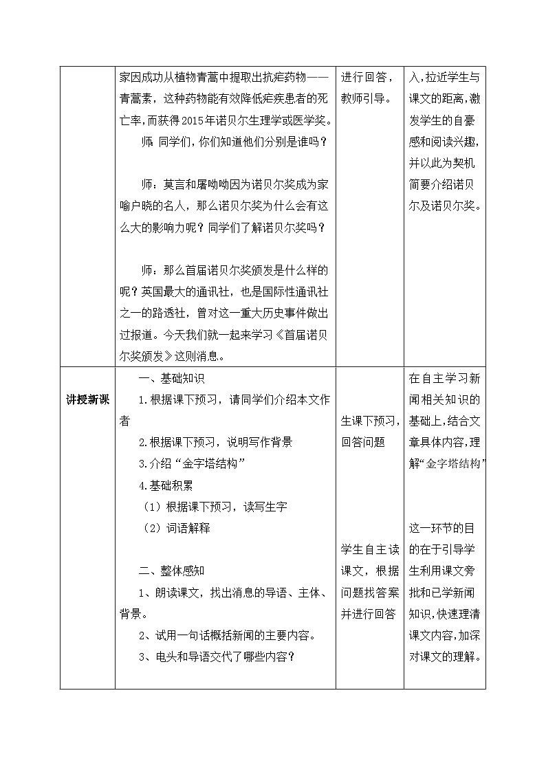 【核心素养目标】人教部编版初中语文八年级上册 《首届诺贝尔奖颁发 》课件+教案+同步分层练习（含答案）02