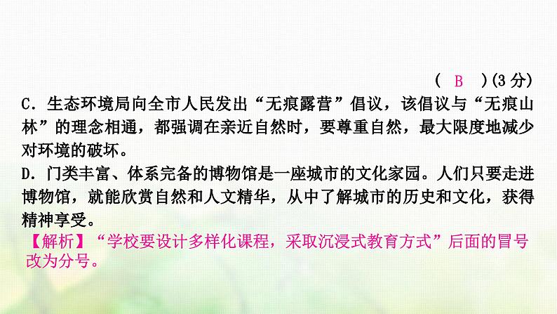 中考语文复习积累与运用5专题七标点符号教学课件07