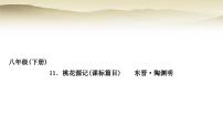 中考语文复习文言文基础储备练11桃花源记教学课件