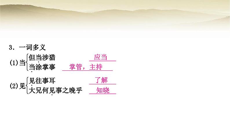 中考语文复习文言文基础储备练28孙权劝学教学课件第4页