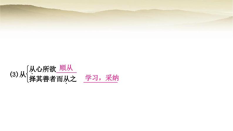 中考语文复习文言文基础储备练34《论语》十二章教学课件05
