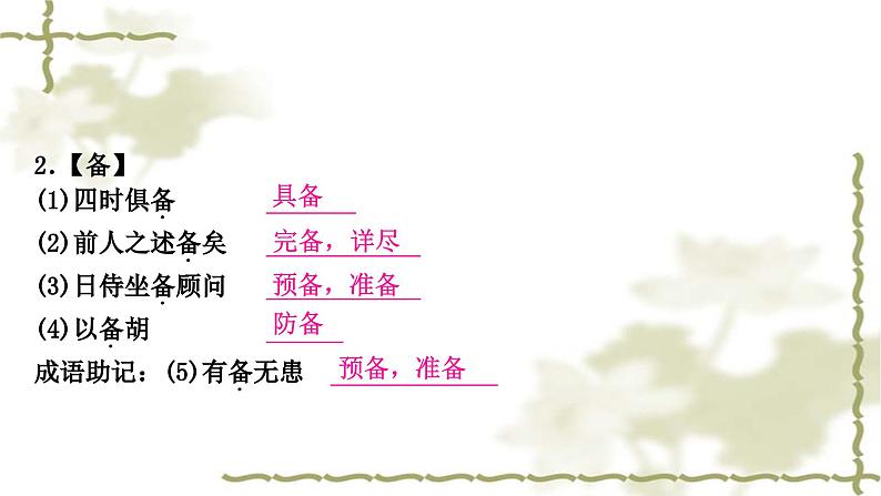 中考语文复习文言文知识整合练150个文言虚词教学课件05