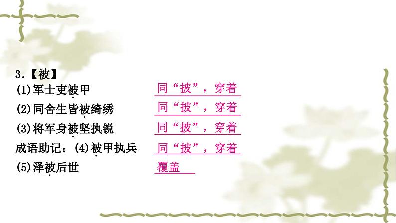 中考语文复习文言文知识整合练150个文言虚词教学课件06