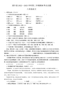 河南省开封市通许县2022-2023学年八年级下学期期末考试语文试题（含答案）
