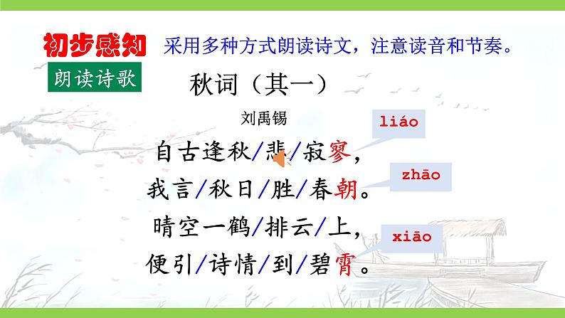 【核心素养】部编版初中语文七上课外古诗词诵读二（PPT+素材）07