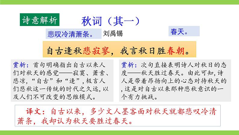 【核心素养】部编版初中语文七上课外古诗词诵读二（PPT+素材）08