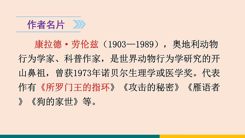 17  动物笑谈 课件-统编版初中语文七年级上册第4页