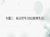 中考语文复习专题三标点符号作业课件