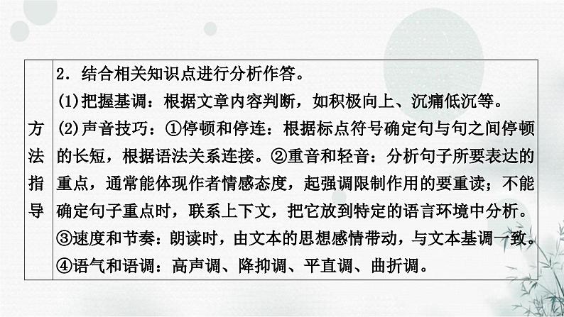 中考语文复习现代文阅读第3课时文章内容理解和感知教学课件第6页