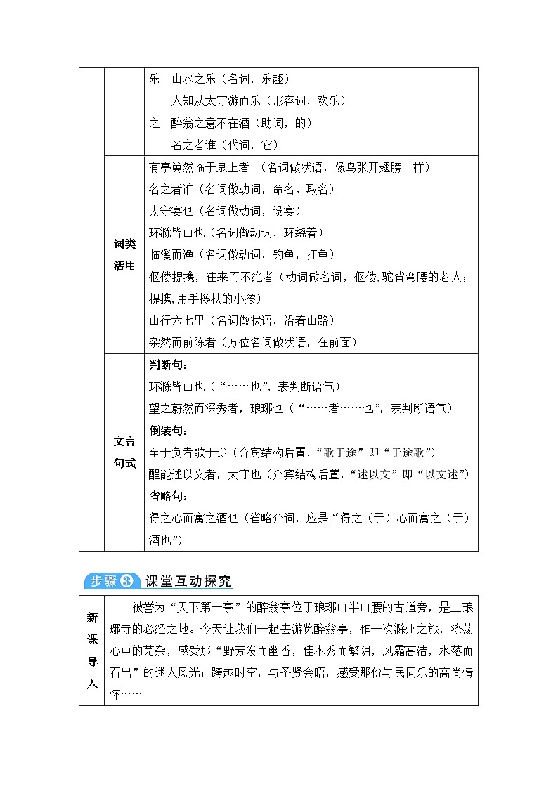 人教部编版语文九年级上册 醉翁亭记-教案03