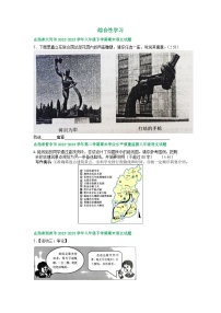 山西省部分地区2022-2023学年下学期八年级语文期末试卷汇编：综合性学习