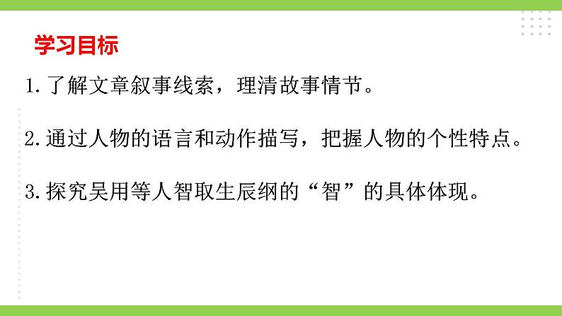 【核心素养】部编版初中语文九年级上册22《智取生辰纲》 课件+教案+导学案（师生版）+同步测试（含答案）04