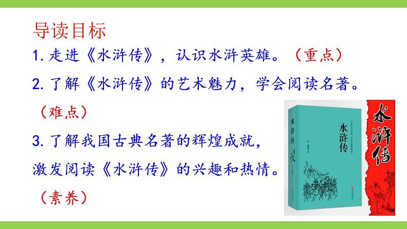 【核心素养】部编版初中语文九上第六单元名著导读《水浒传》（课件+教案+测试）03
