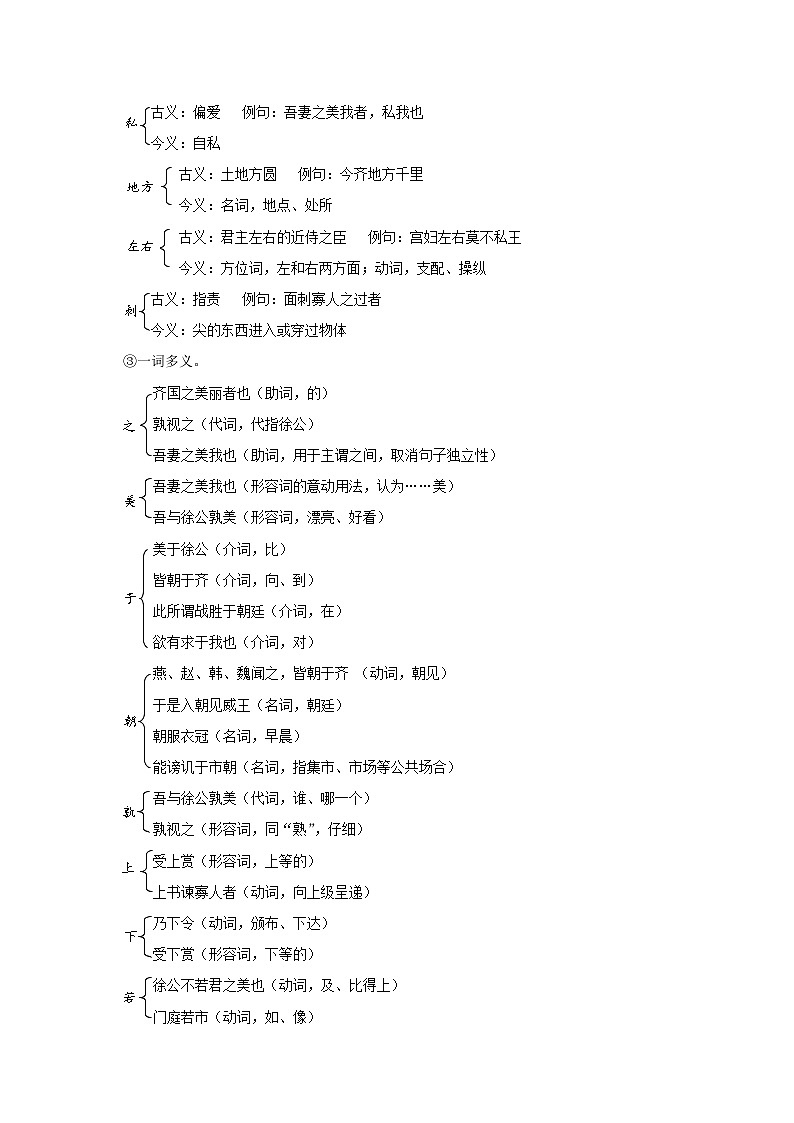 2023九年级语文下册第六单元21邹忌讽齐王纳谏教案（部编版）第3页