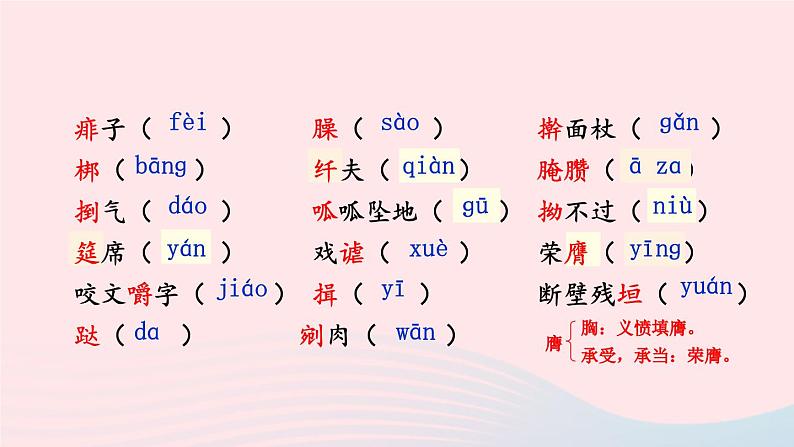 部编九年级语文下册第二单元8蒲柳人家节选考点精讲课件08