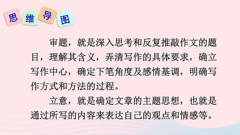 部编九年级语文下册第二单元写作审题立意课件07