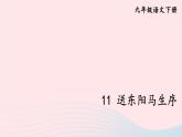 2023九年级语文下册第三单元11送东阳马生序考点精讲课件新人教版