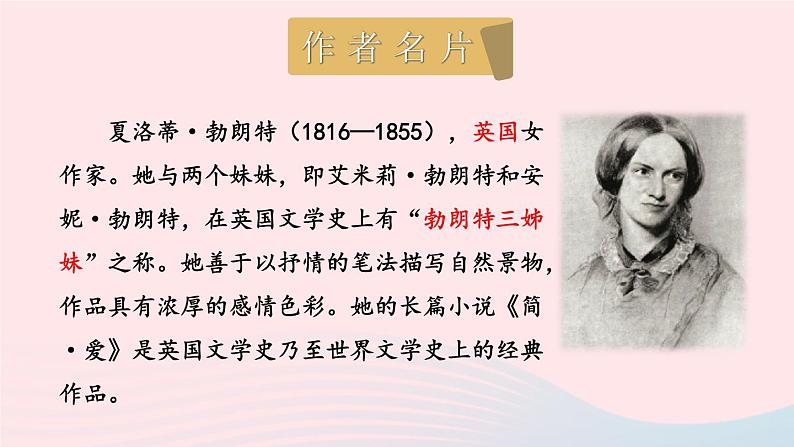 2023九年级语文下册第六单元名著导读简爱外国小说的阅读考点精讲课件新人教版第2页