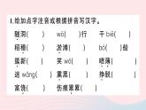 2023九年级语文下册第一单元1祖国啊我亲爱的祖国作业课件新人教版