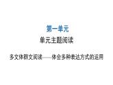 人教版初中语文八年级下册第一单元主题阅读课件